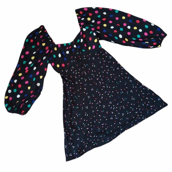 NWT Rixo Polka Dot Christmas Holiday NYE Dress - Picture 8 of 12